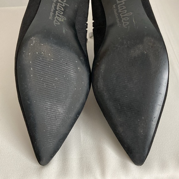 Charles by Charles David Kannon Micro Suede Kitten Heel Booties - Picture 13 of 17
